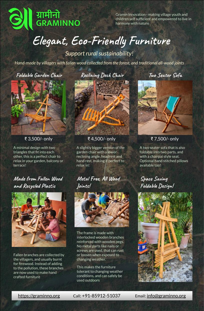 Elegant, Eco Friendly, Hand Made Furniture